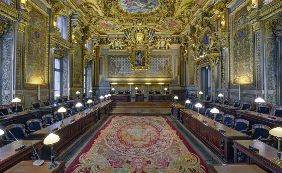 La grand'chambre de la cour de cassation, Paris